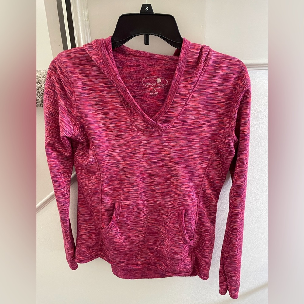 Athletic pull over hoodie